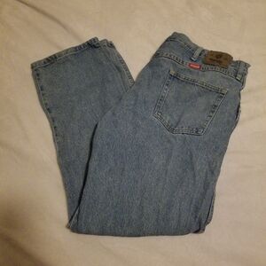 🤍 GUC Wrangler Men's Blue Jeans Size 42x30